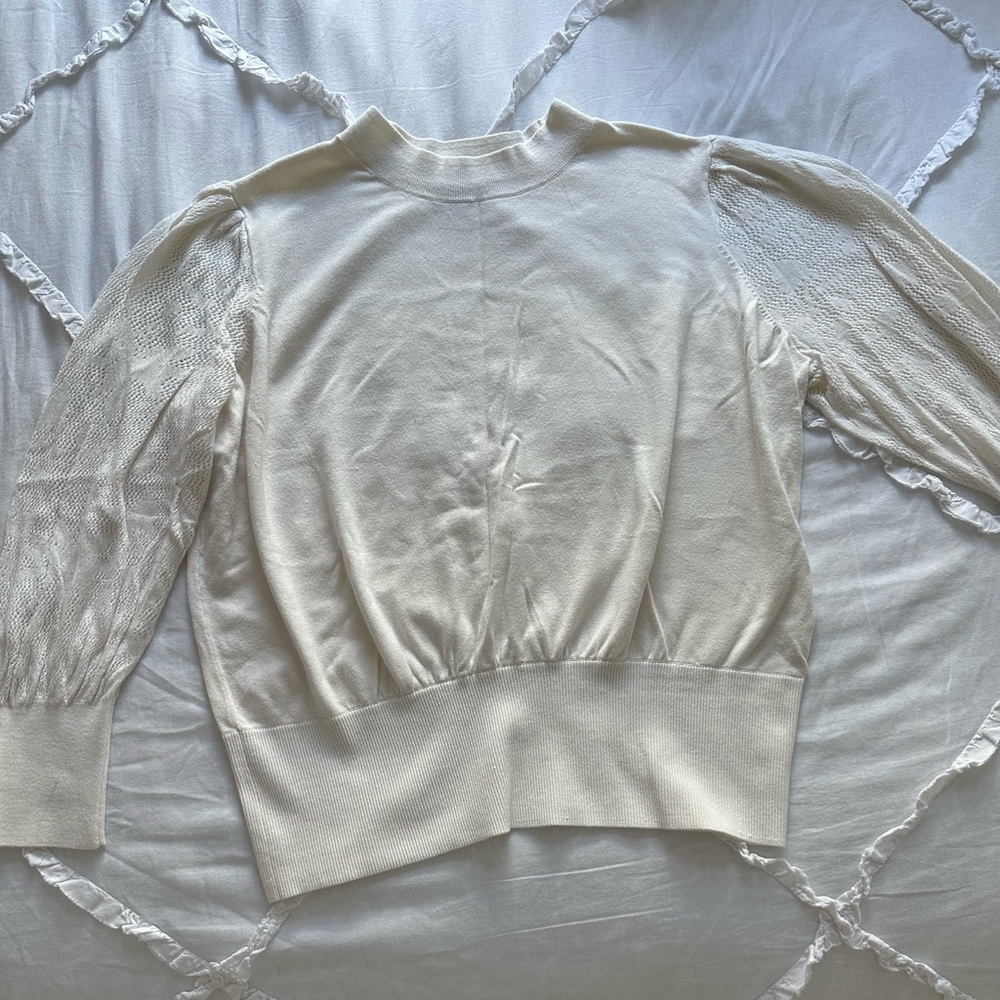 Elegant Cream Women's Top